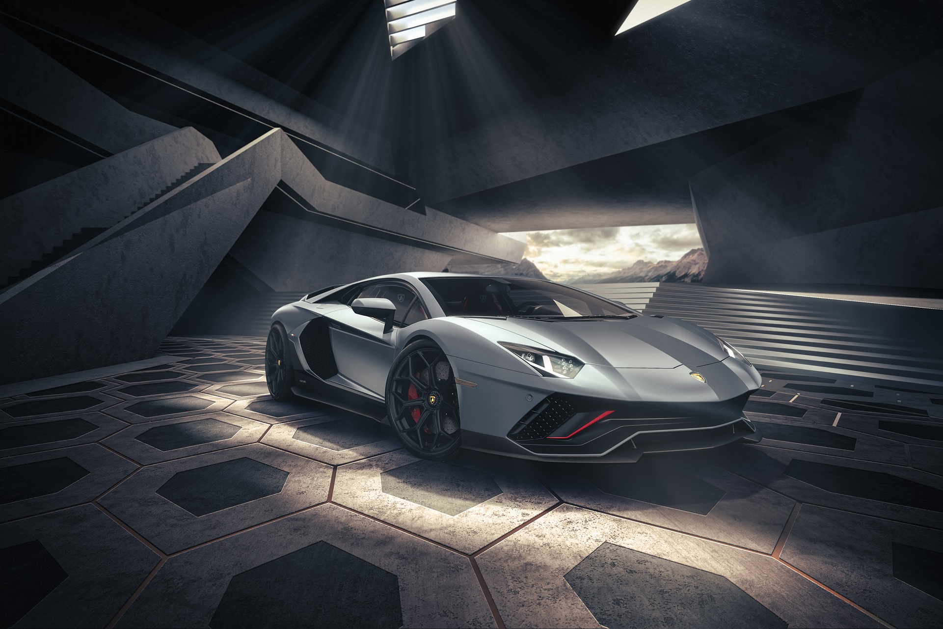 Download 2022 Lamborghini Aventador LP 780-4 Ultimae - Front Three-Quarter HD Wallpaper 1921x1281 #55