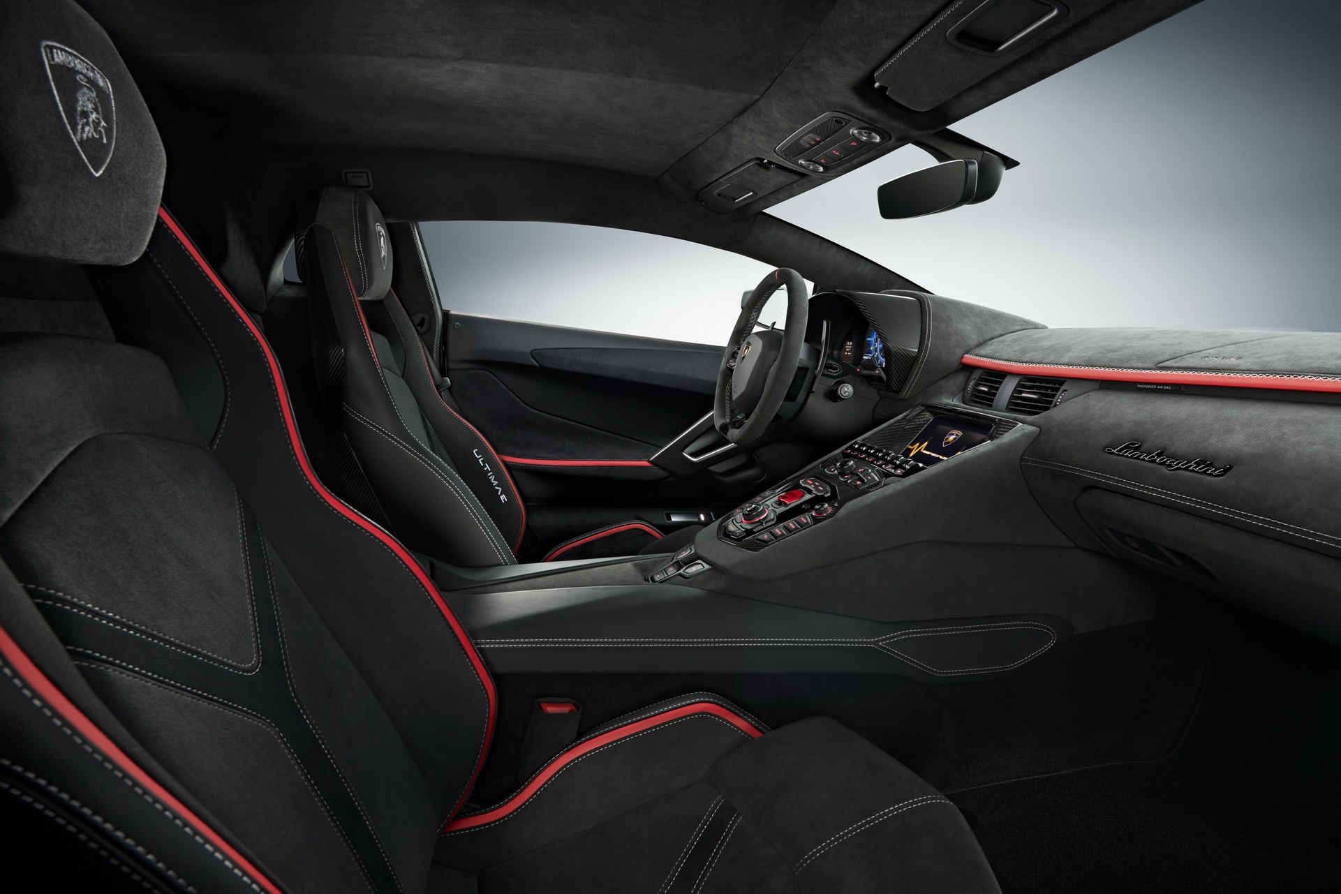Download 2022 Lamborghini Aventador LP 780-4 Ultimae - Interior, Cockpit HD Wallpaper 1921x1281 #67