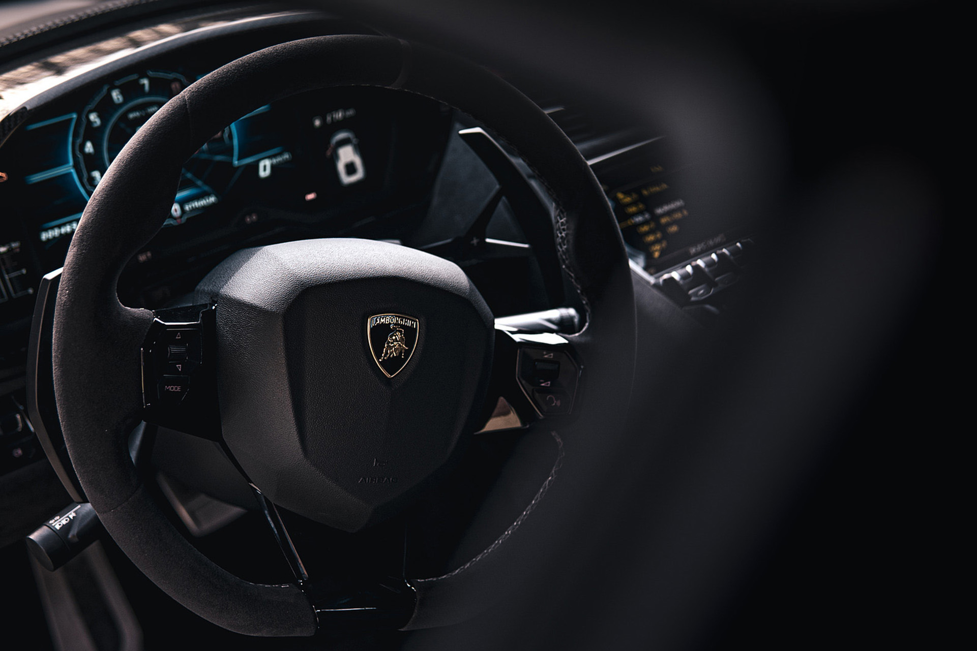 Download 2022 Lamborghini Aventador LP 780-4 Ultimae - Interior, Steering Wheel HD Wallpaper 1921x1281 #38
