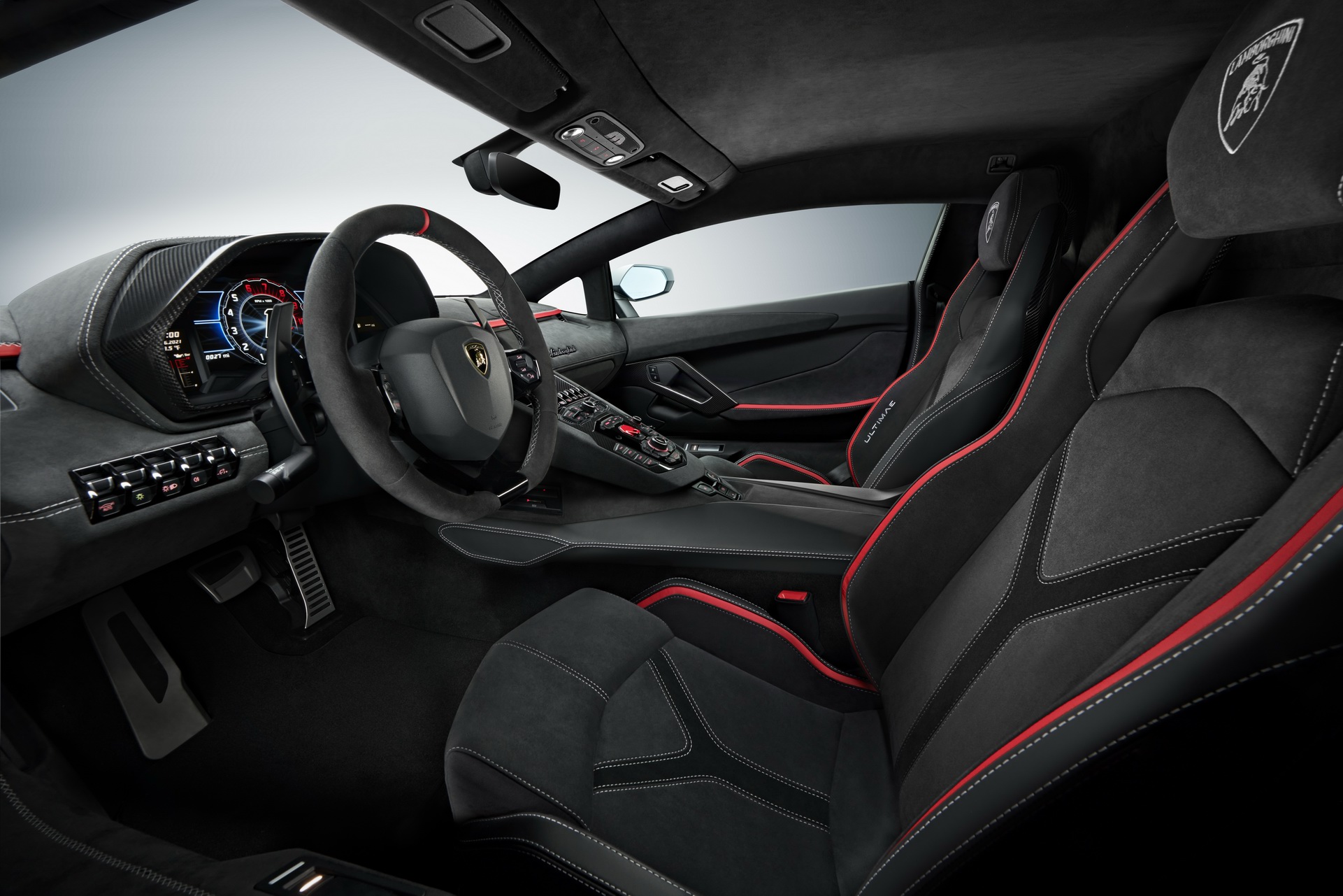 Download 2022 Lamborghini Aventador LP 780-4 Ultimae - Interior HD Wallpaper 1921x1281 #66