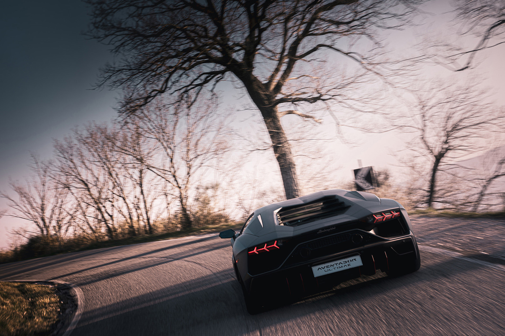 Download 2022 Lamborghini Aventador LP 780-4 Ultimae - Rear HD Wallpaper 1921x1281 #14