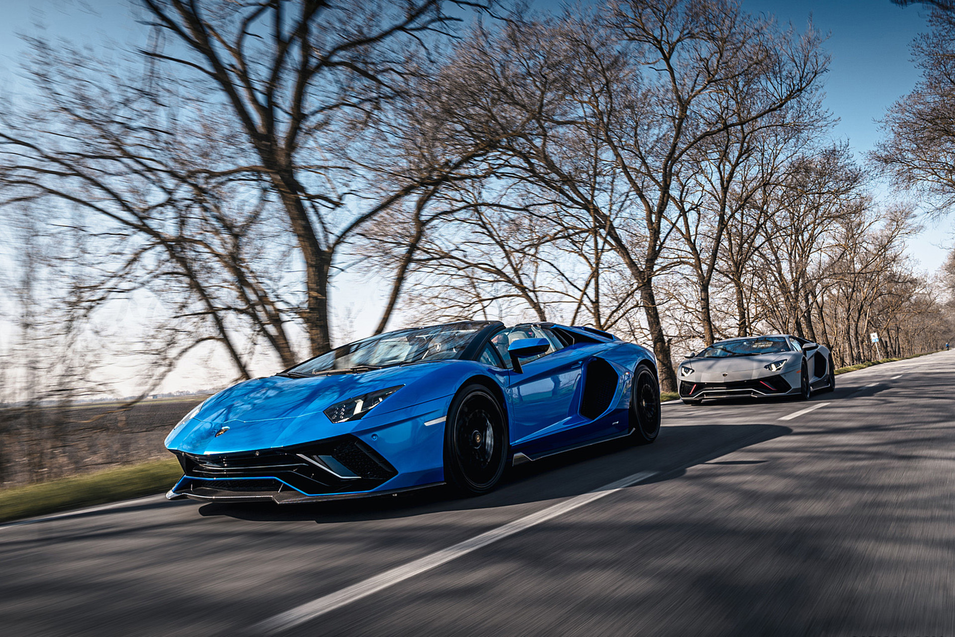 Download 2022 Lamborghini Aventador LP 780-4 Ultimae Roadster - Front Three-Quarter HD Wallpaper 1921x1281 #20