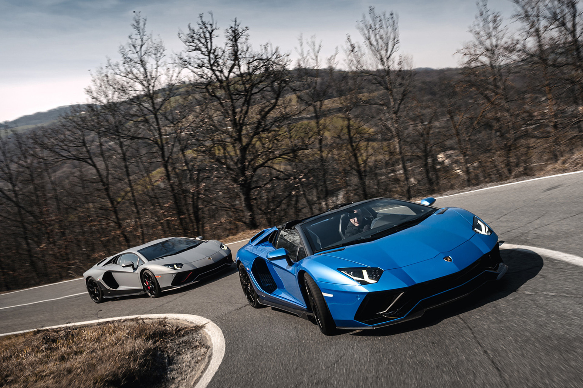 Download 2022 Lamborghini Aventador LP 780-4 Ultimae Roadster - Front Three-Quarter HD Wallpaper 1921x1281 #21