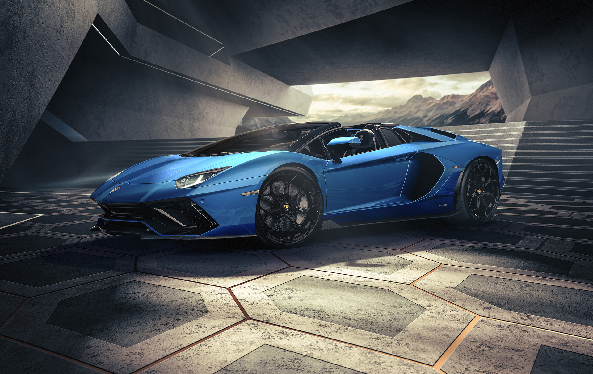 Download 2022 Lamborghini Aventador LP 780-4 Ultimae Roadster - Front Three-Quarter HD Wallpaper 1920x1212 #42