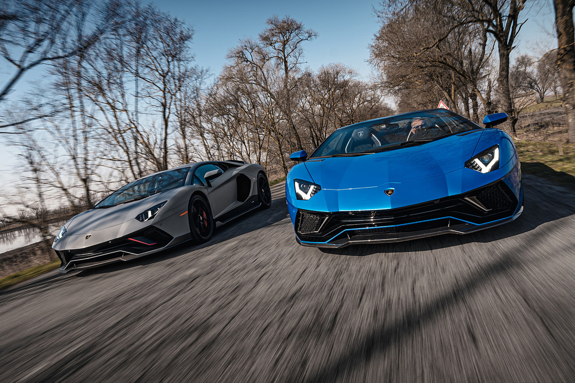 Download 2022 Lamborghini Aventador LP 780-4 Ultimae Roadster - Front HD Wallpaper 1921x1281 #22