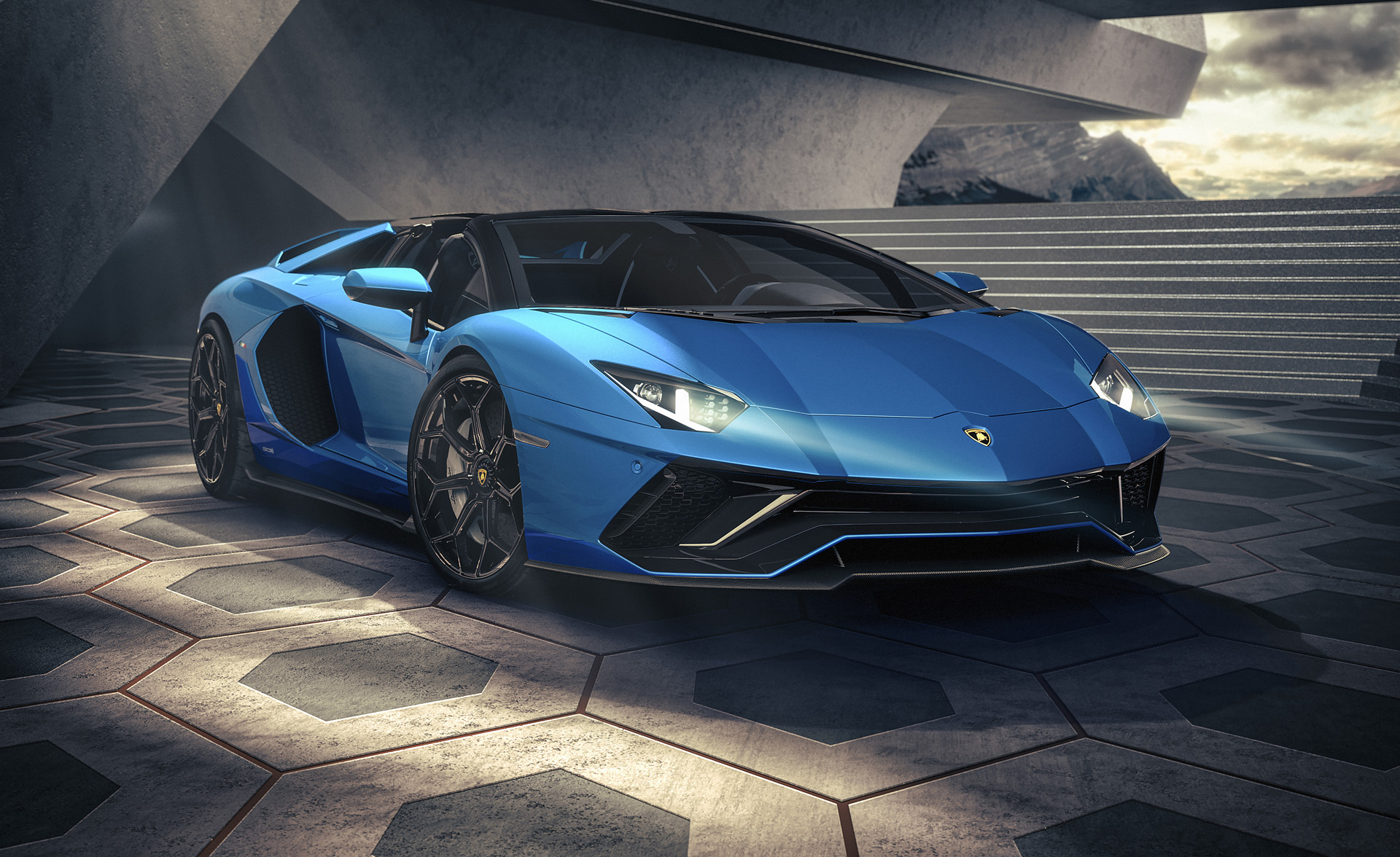 Download 2022 Lamborghini Aventador LP 780-4 Ultimae Roadster - Front HD Wallpaper 1920x1176 #43