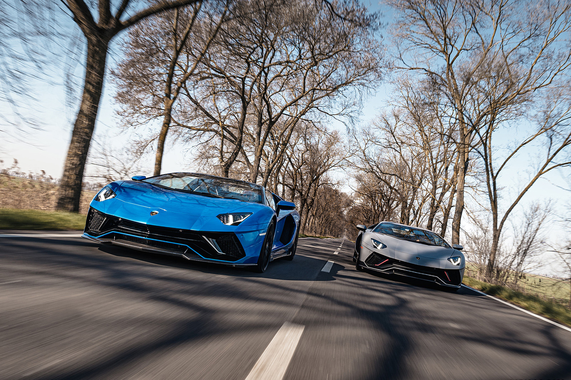 Download 2022 Lamborghini Aventador LP 780-4 Ultimae Roadster - Front HD Wallpaper 1921x1281 #24