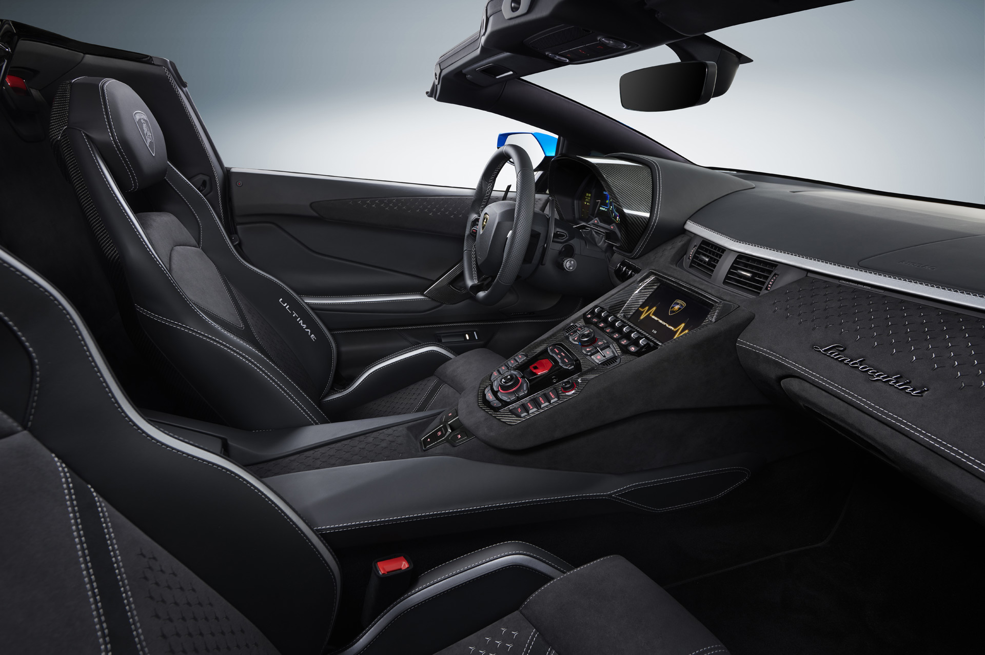 Download 2022 Lamborghini Aventador LP 780-4 Ultimae Roadster - Interior, Cockpit HD Wallpaper 1920x1277 #56
