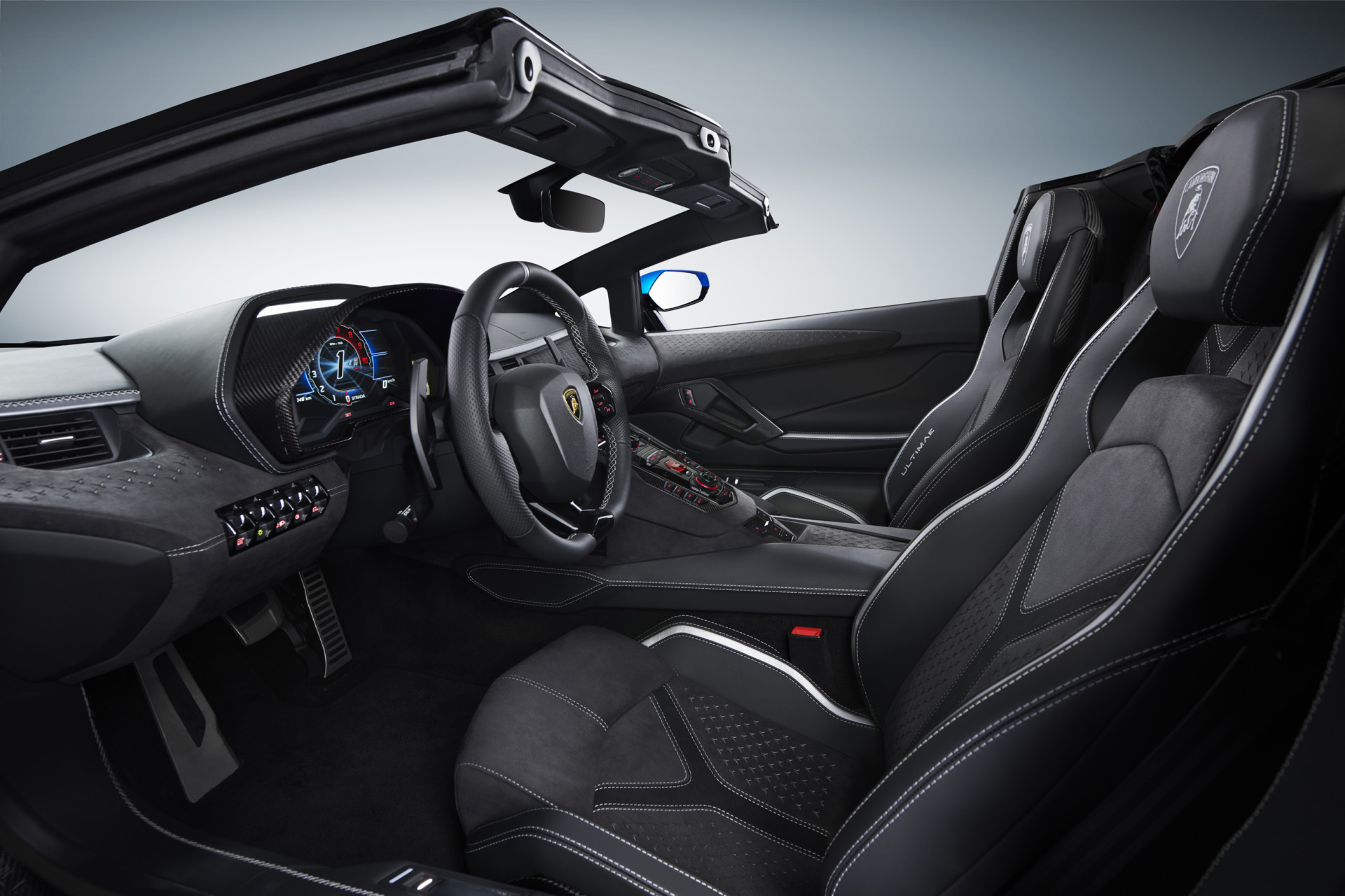 Download 2022 Lamborghini Aventador LP 780-4 Ultimae Roadster - Interior HD Wallpaper 1920x1280 #57
