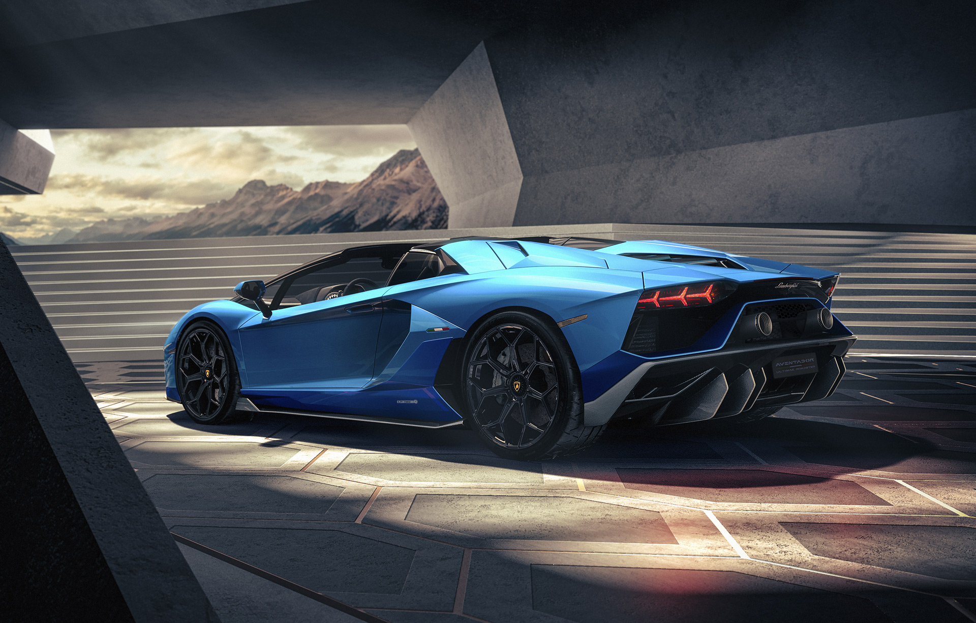 Download 2022 Lamborghini Aventador LP 780-4 Ultimae Roadster - Rear Three-Quarter HD Wallpaper 1920x1225 #44