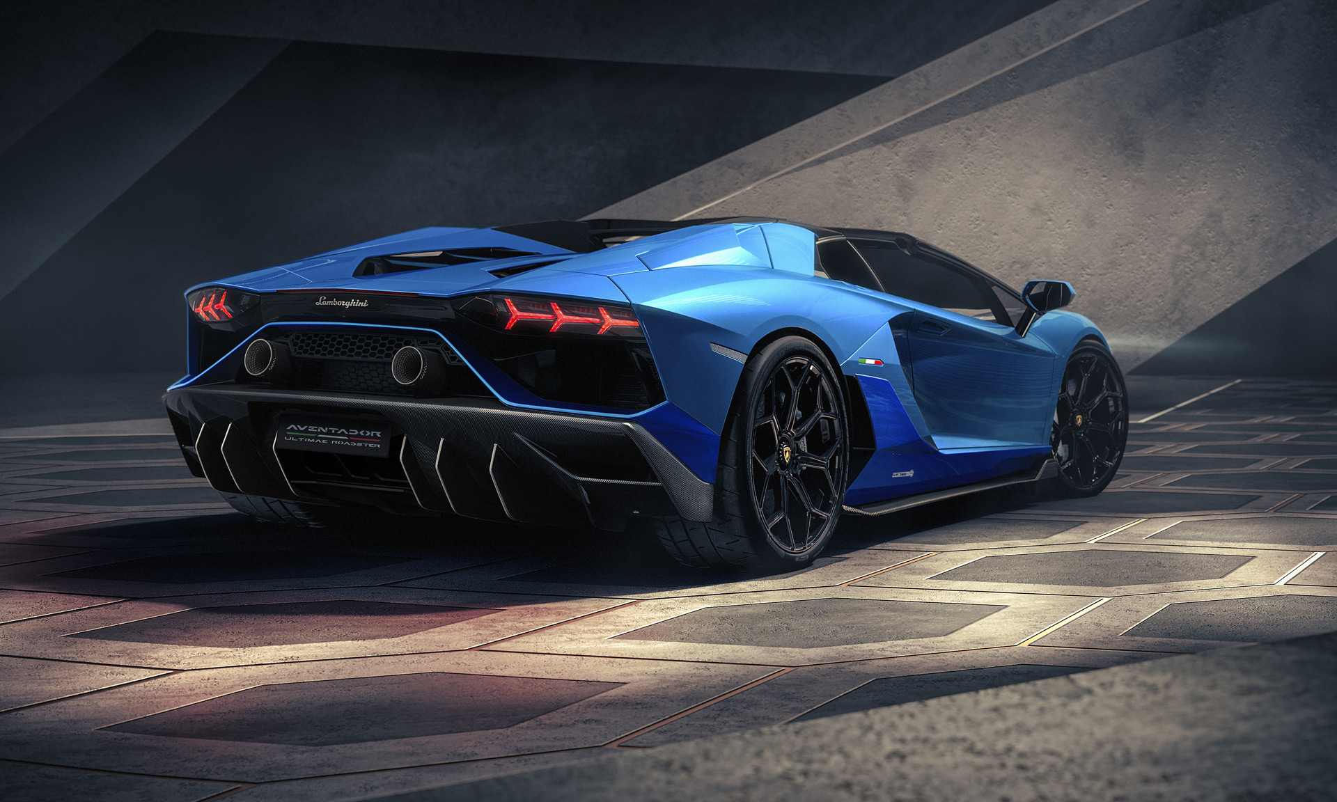 Download 2022 Lamborghini Aventador LP 780-4 Ultimae Roadster - Rear HD Wallpaper 1920x1152 #45