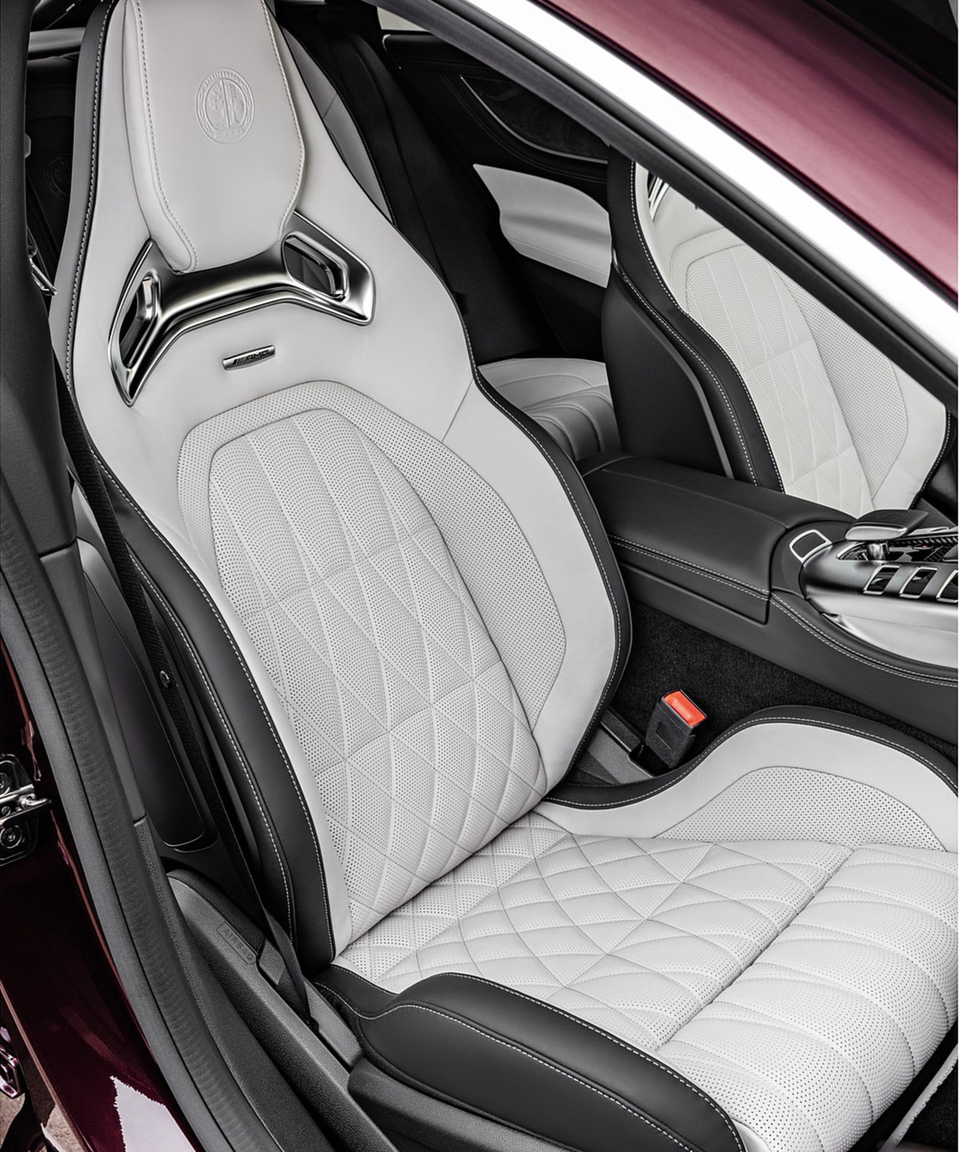 Download 2022 Mercedes-AMG GT 53 4MATIC+ 4-Door Coupe - Interior, Front Seats HD Phone Wallpaper 1920x2302 #18