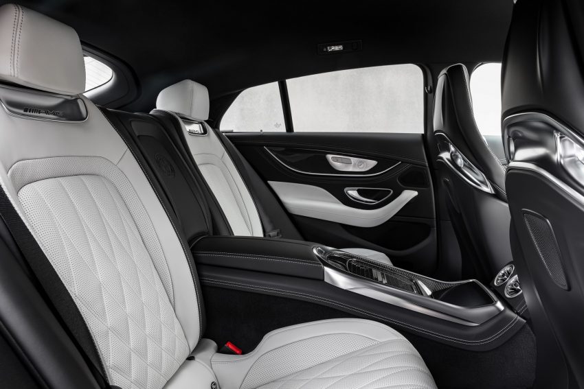 2022 Mercedes-AMG GT 53 4MATIC+ 4-Door Coupe - Interior, Rear Seats Wallpaper 850x567 #17