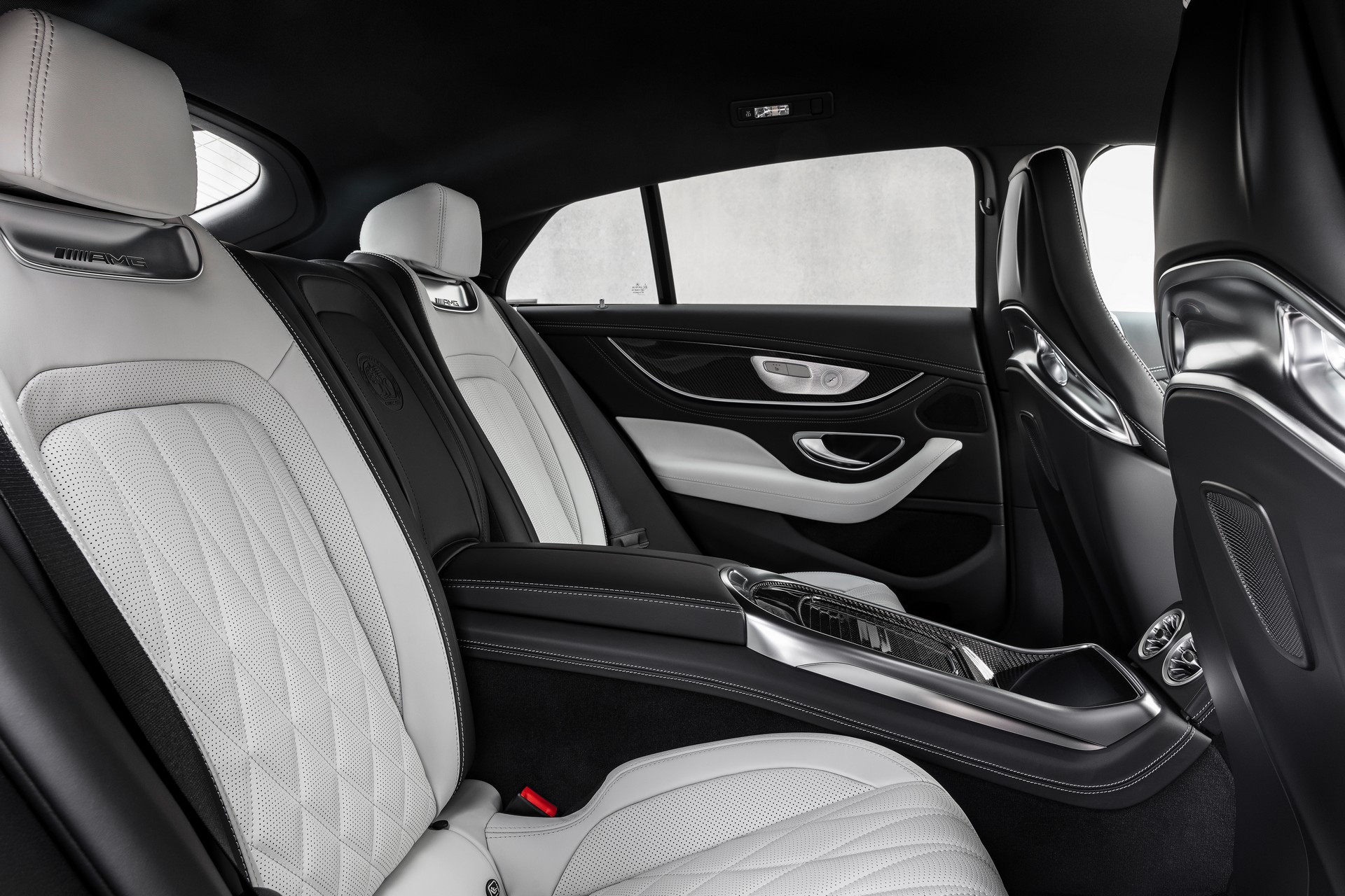 Download 2022 Mercedes-AMG GT 53 4MATIC+ 4-Door Coupe - Interior, Rear Seats HD Wallpaper 1920x1280 #17