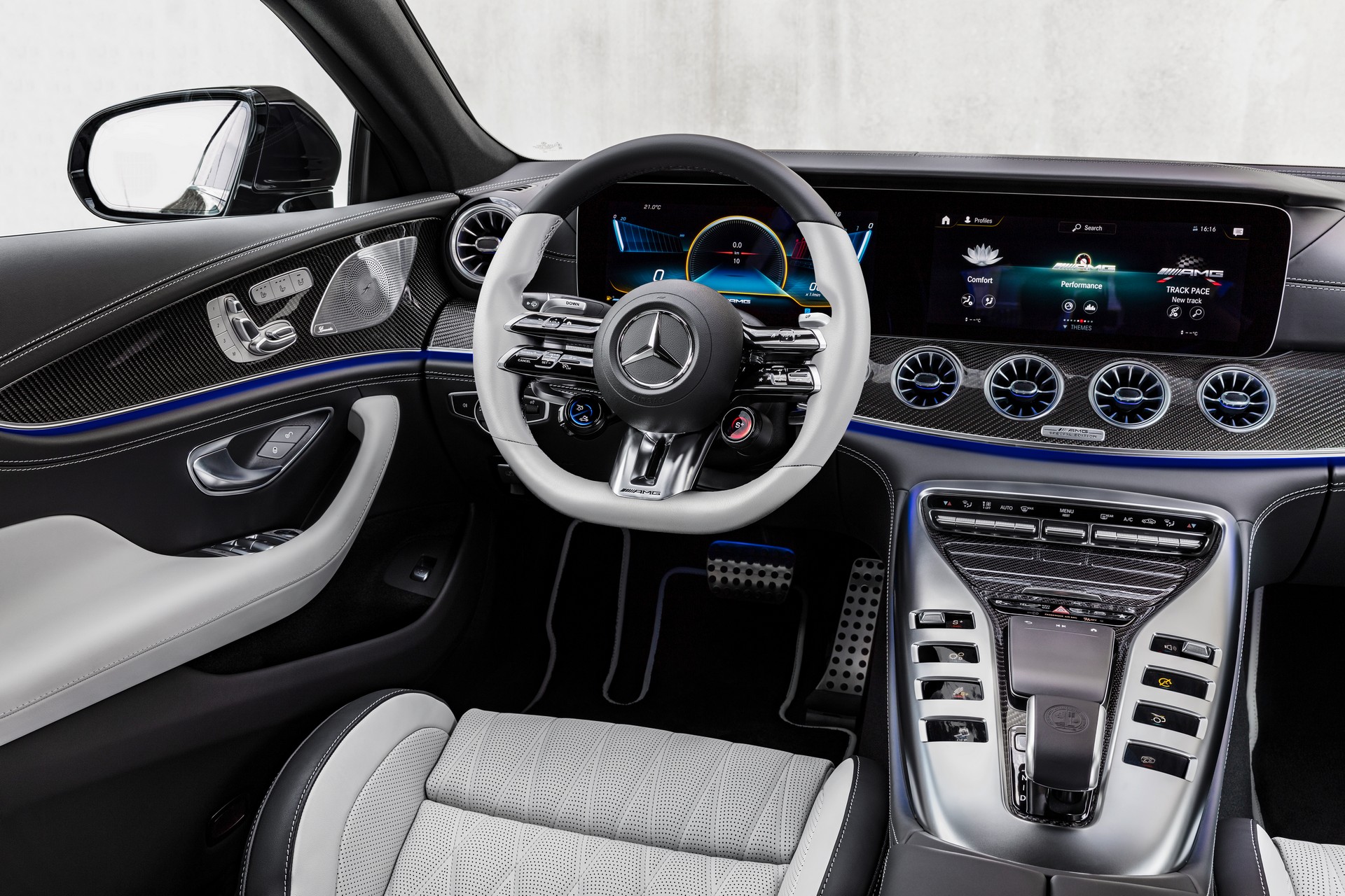 Download 2022 Mercedes-AMG GT 53 4MATIC+ 4-Door Coupe - Interior HD Wallpaper 1920x1280 #20