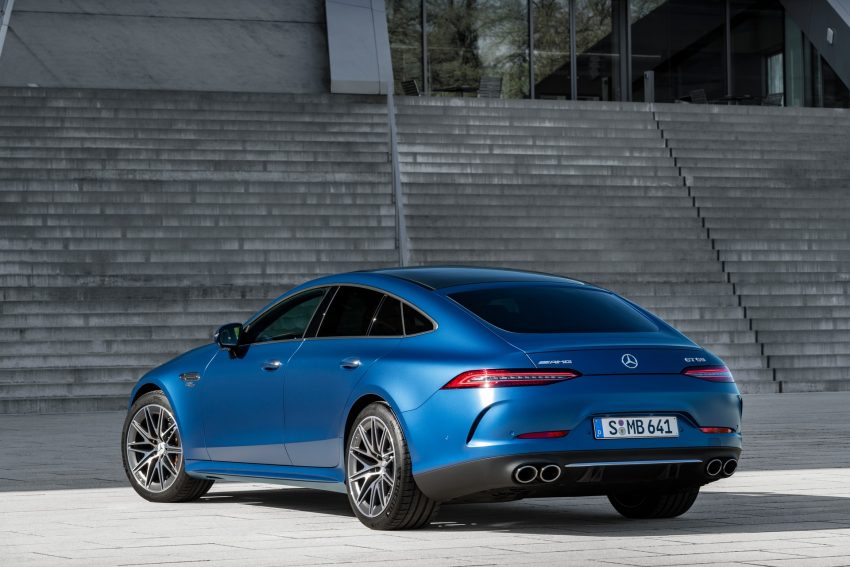 2022 Mercedes-AMG GT 53 4MATIC+ 4-Door Coupe - Rear Three-Quarter Wallpaper 850x567 #26