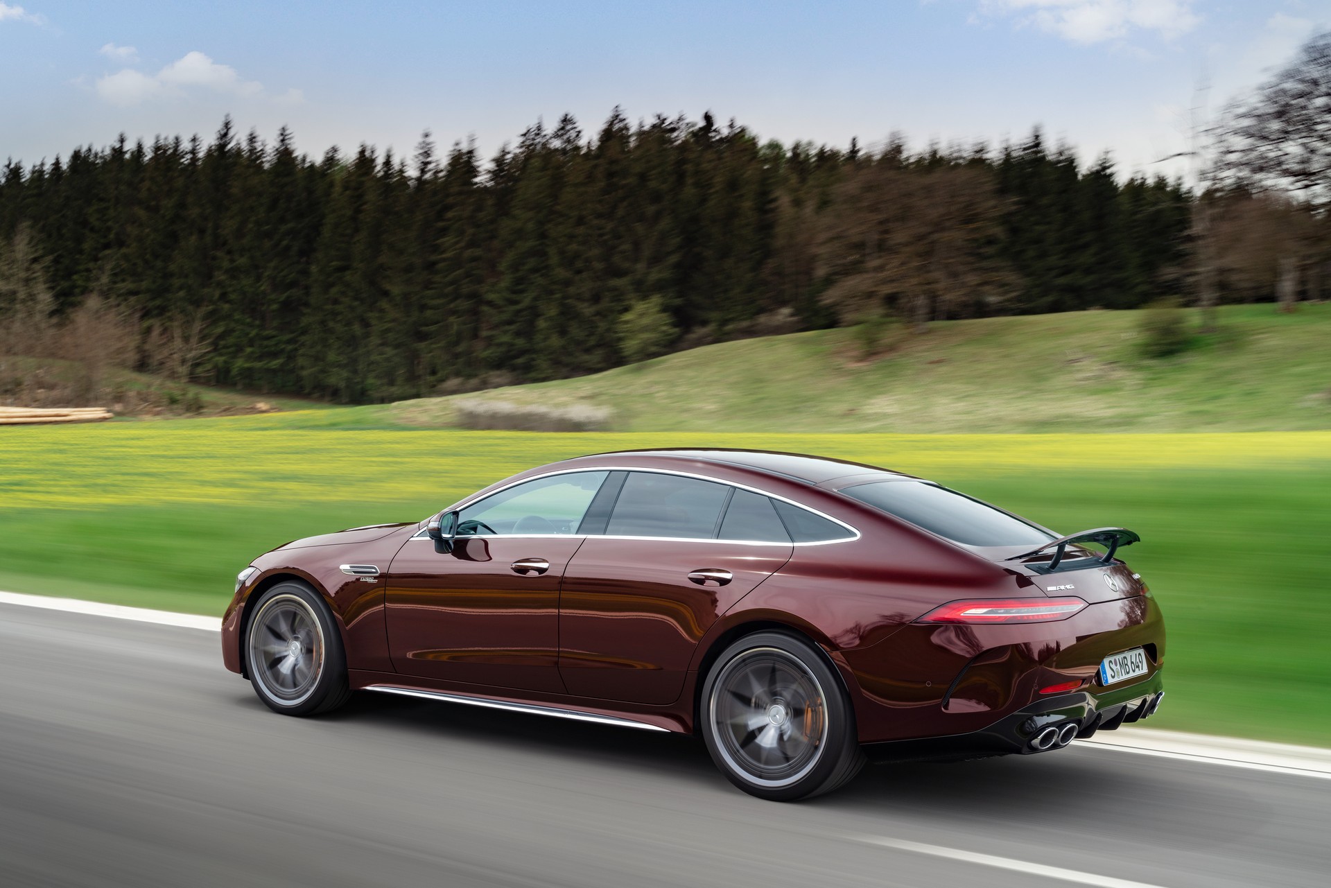 Download 2022 Mercedes-AMG GT 53 4MATIC+ 4-Door Coupe - Rear Three-Quarter HD Wallpaper 1920x1281 #4