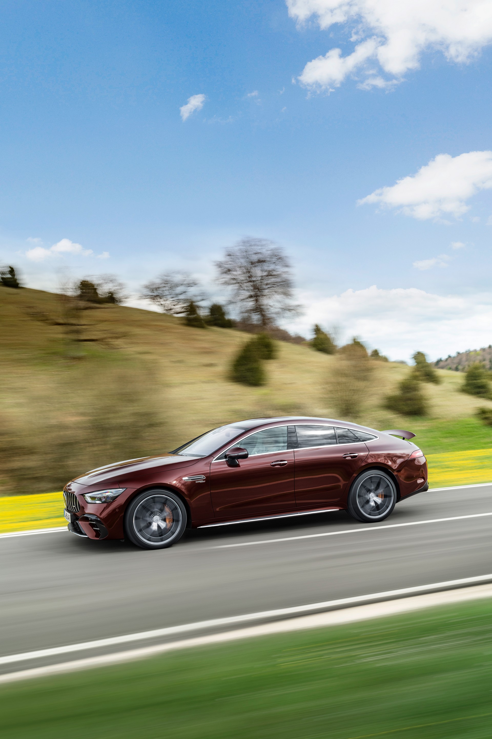 Download 2022 Mercedes-AMG GT 53 4MATIC+ 4-Door Coupe - Side HD Phone Wallpaper 1920x2880 #5