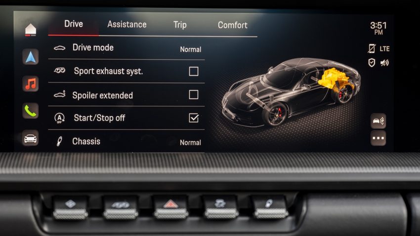 2022 Porsche 911 Targa 4 GTS - Central Console Wallpaper 850x478 #89