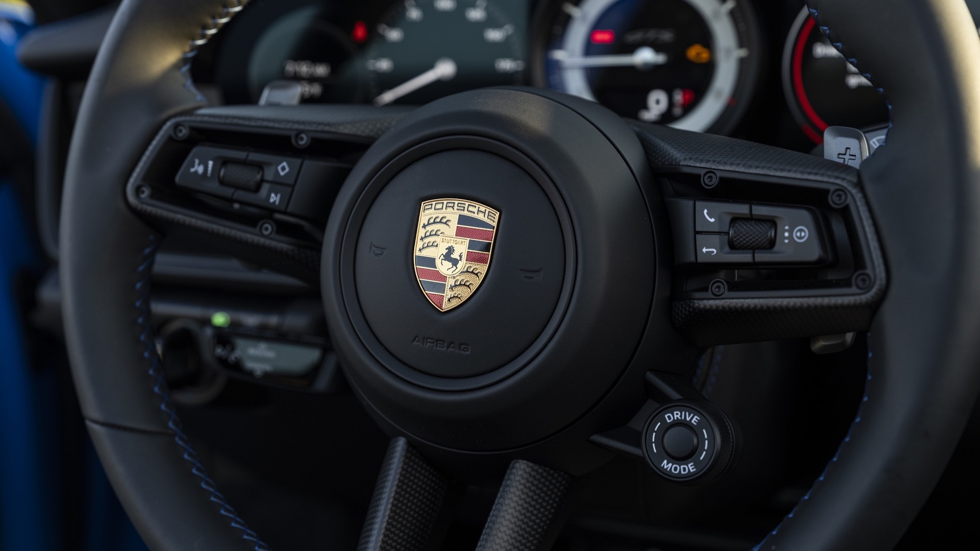 Download 2022 Porsche 911 Targa 4 GTS - Interior, Steering Wheel HD Wallpaper 1921x1080 #88