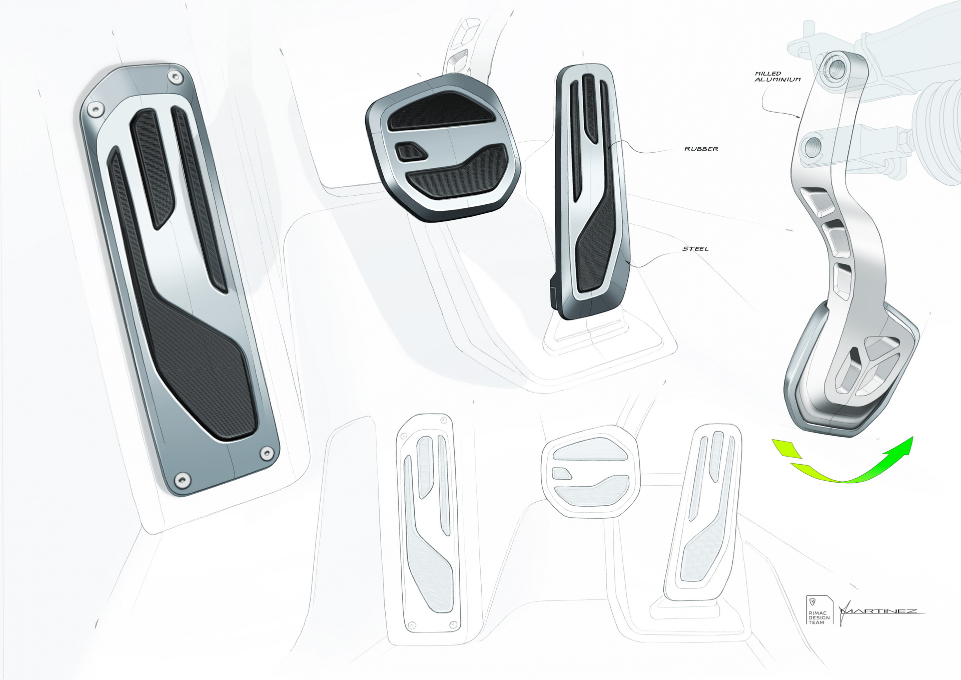 Download 2022 Rimac Nevera - Design Sketch HD Wallpaper 1921x1358 #56