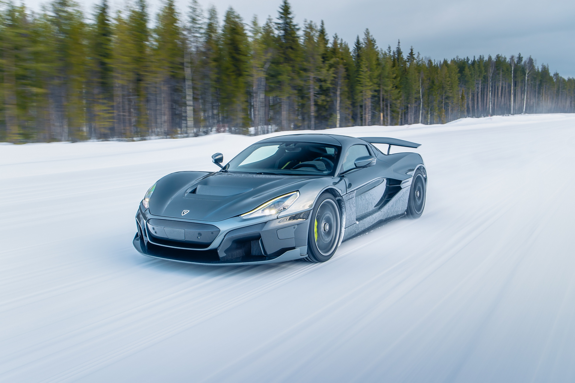 Download 2022 Rimac Nevera - Front Three-Quarter HD Wallpaper 1920x1280 #72
