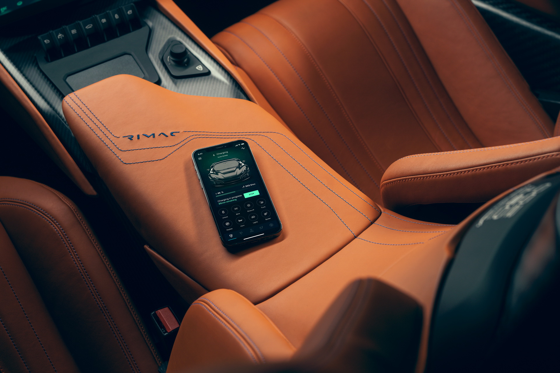 Download 2022 Rimac Nevera - Interior, Detail HD Wallpaper 1921x1281 #31