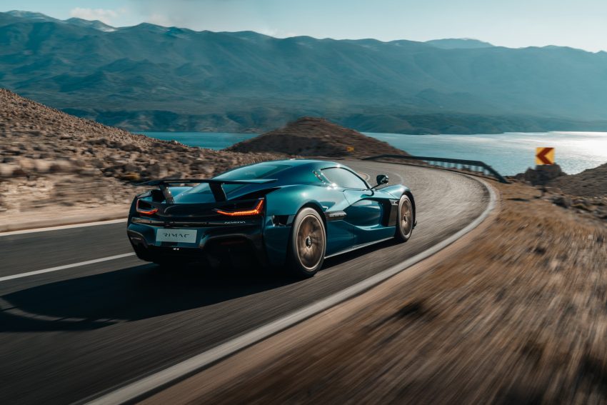 2022 Rimac Nevera - Rear Three-Quarter Wallpaper 850x567 #2
