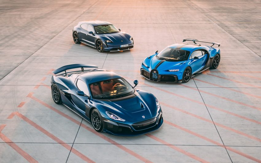 2022 Rimac Nevera and Bugatti Chiron - Front Wallpaper 850x531 #8