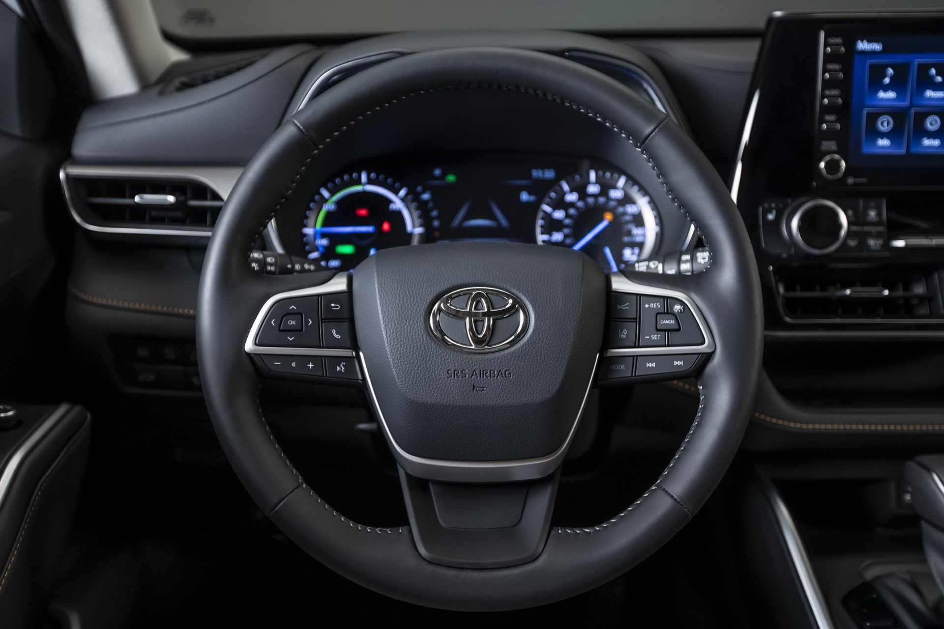 Download 2022 Toyota Highlander Bronze Edition - Interior, Steering Wheel HD Wallpaper 1920x1280 #14