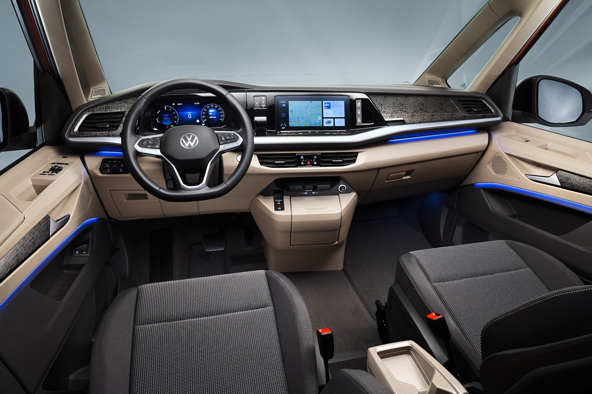 Download 2022 Volkswagen Multivan - Interior, Cockpit HD Wallpaper 1920x1280 #7