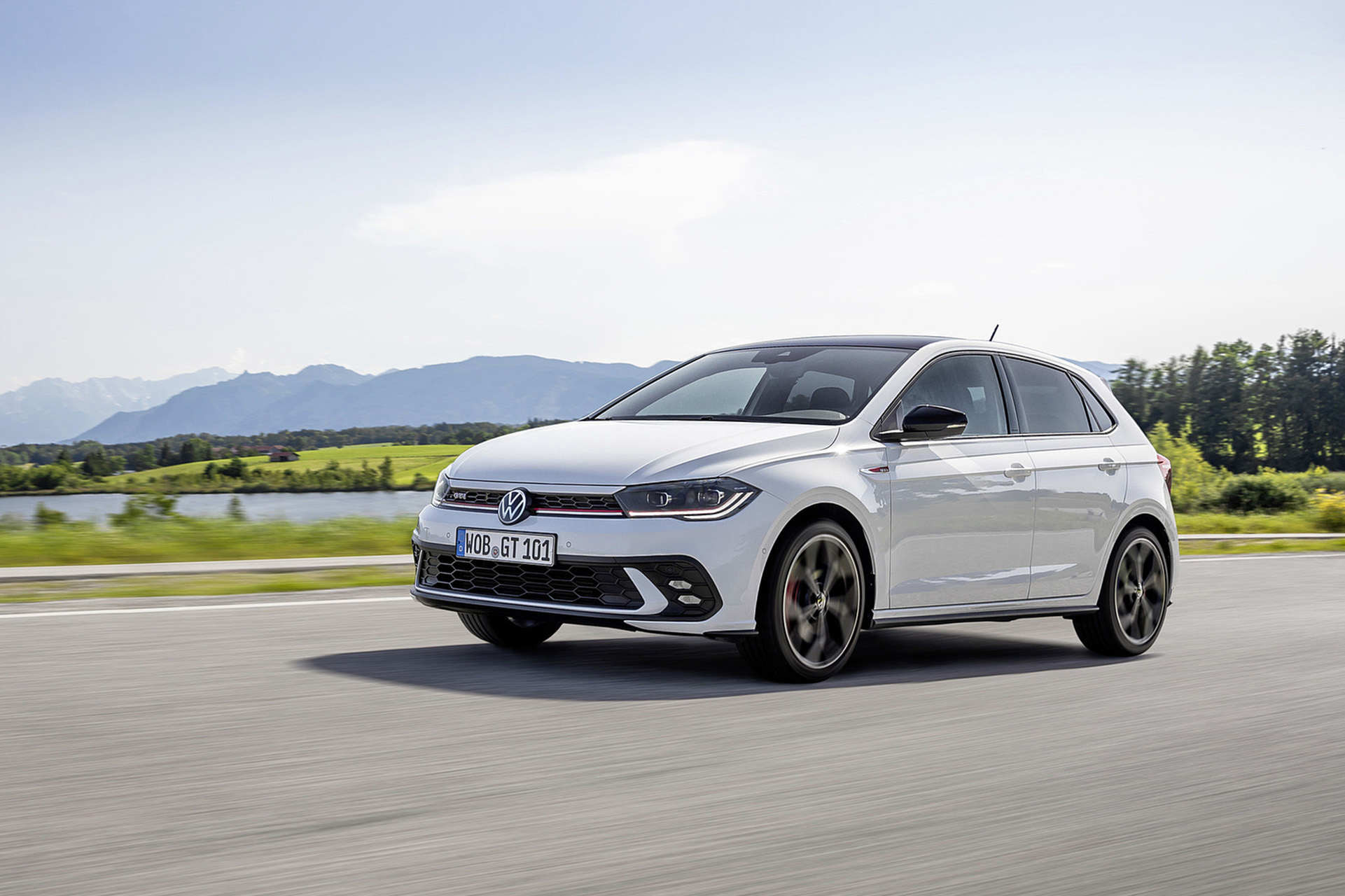 Download 2022 Volkswagen Polo GTI - Front Three-Quarter HD Wallpaper 1921x1280 #5