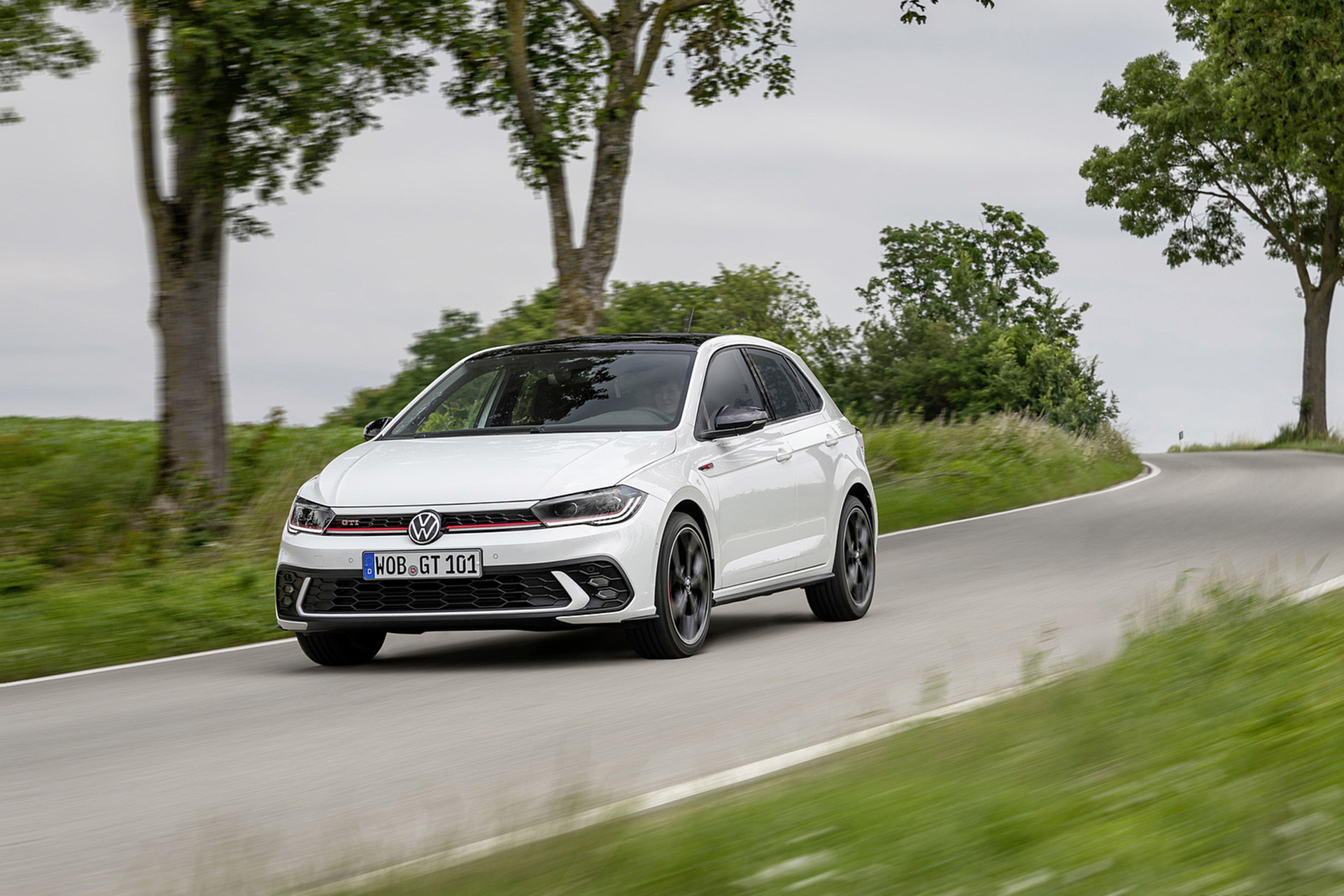 Download 2022 Volkswagen Polo GTI - Front Three-Quarter HD Wallpaper 1921x1281 #6