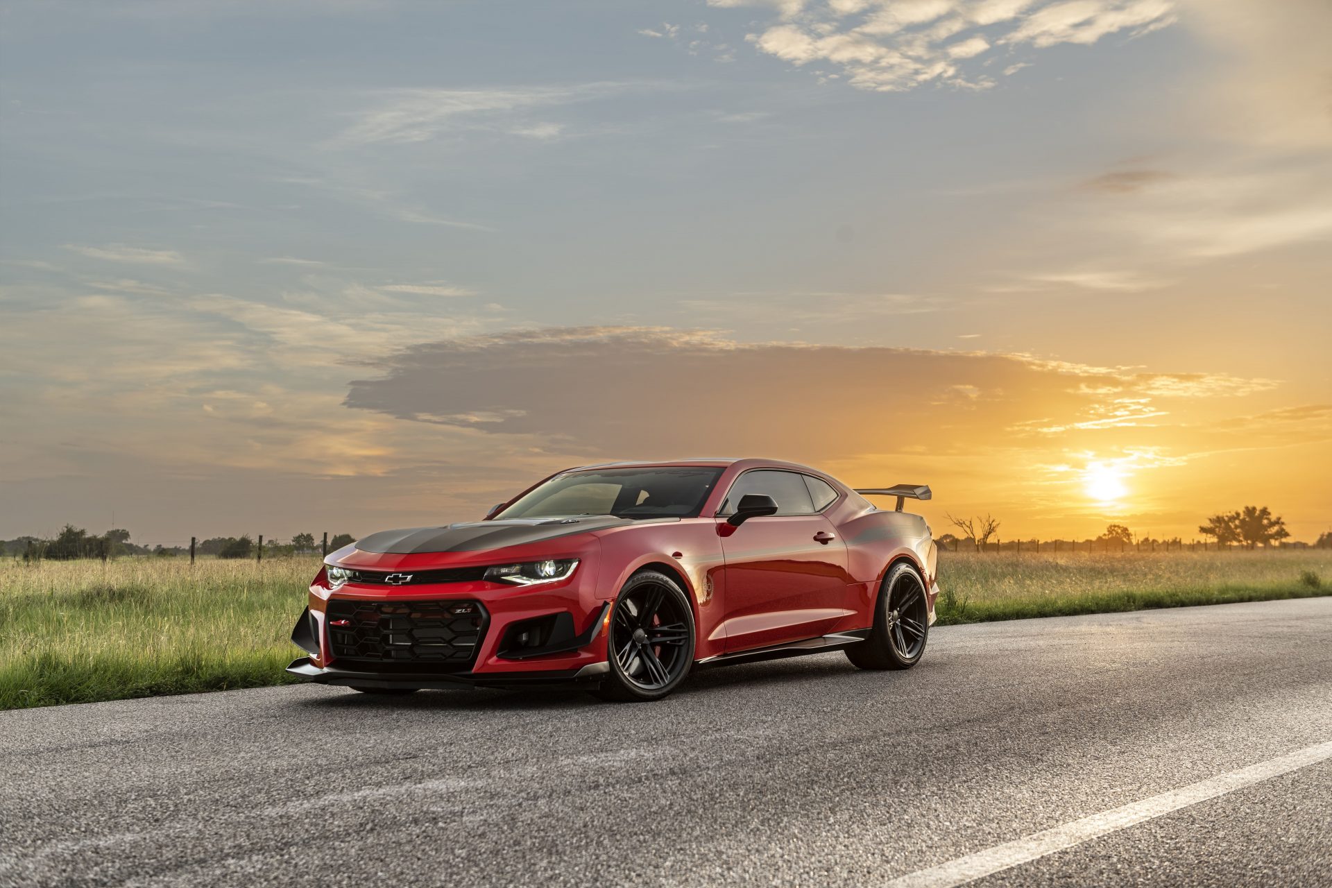Download 2021 Hennessey Exorcist Chevrolet Camaro ZL1 - Front Three-Quarter HD Wallpaper 1920x1280 #10