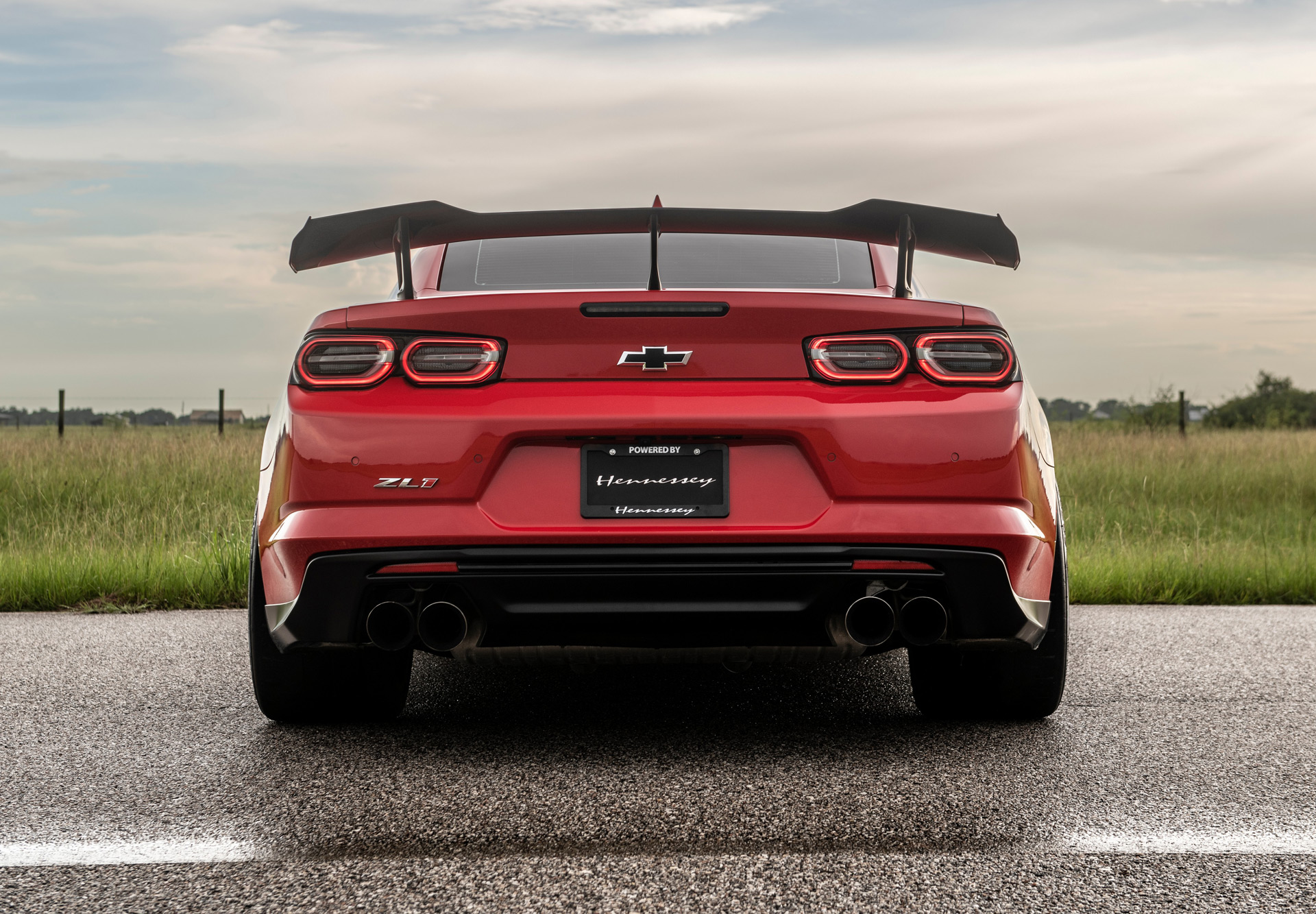 Download 2021 Hennessey Exorcist Chevrolet Camaro ZL1 - Rear HD Wallpaper 1920x1333 #8