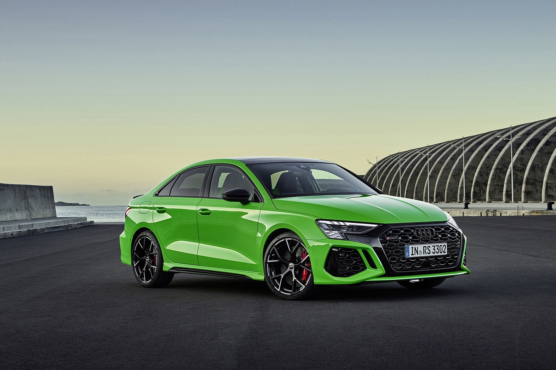 Download 2022 Audi RS3 Sedan - Front Three-Quarter HD Wallpaper 1921x1280 #27