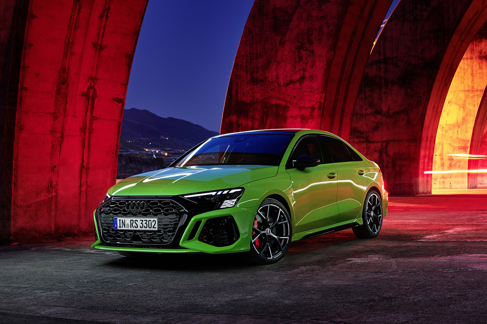 Download 2022 Audi RS3 Sedan - Front Three-Quarter HD Wallpaper 1921x1280 #44