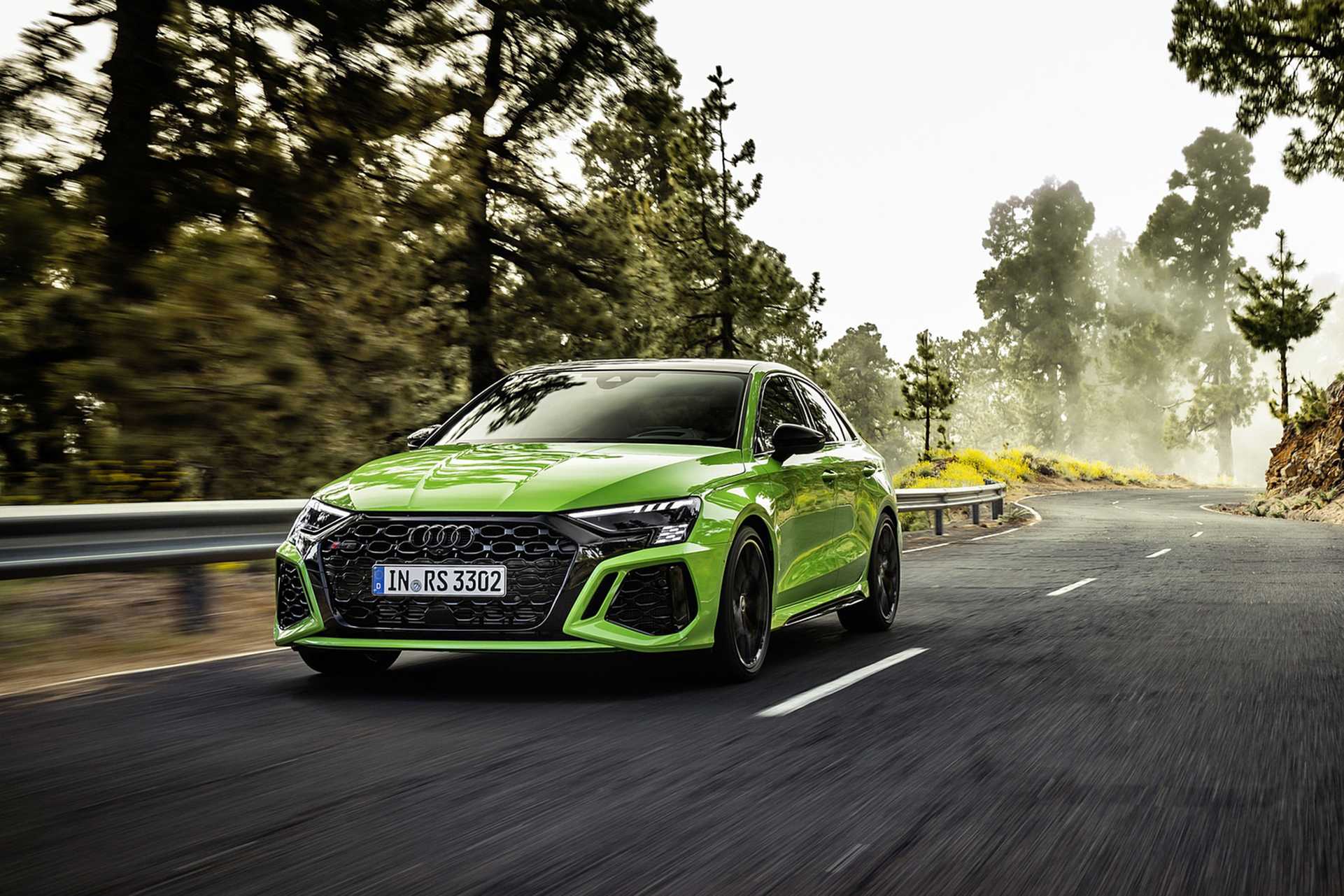 Download 2022 Audi RS3 Sedan - Front Three-Quarter HD Wallpaper 1921x1281 #6