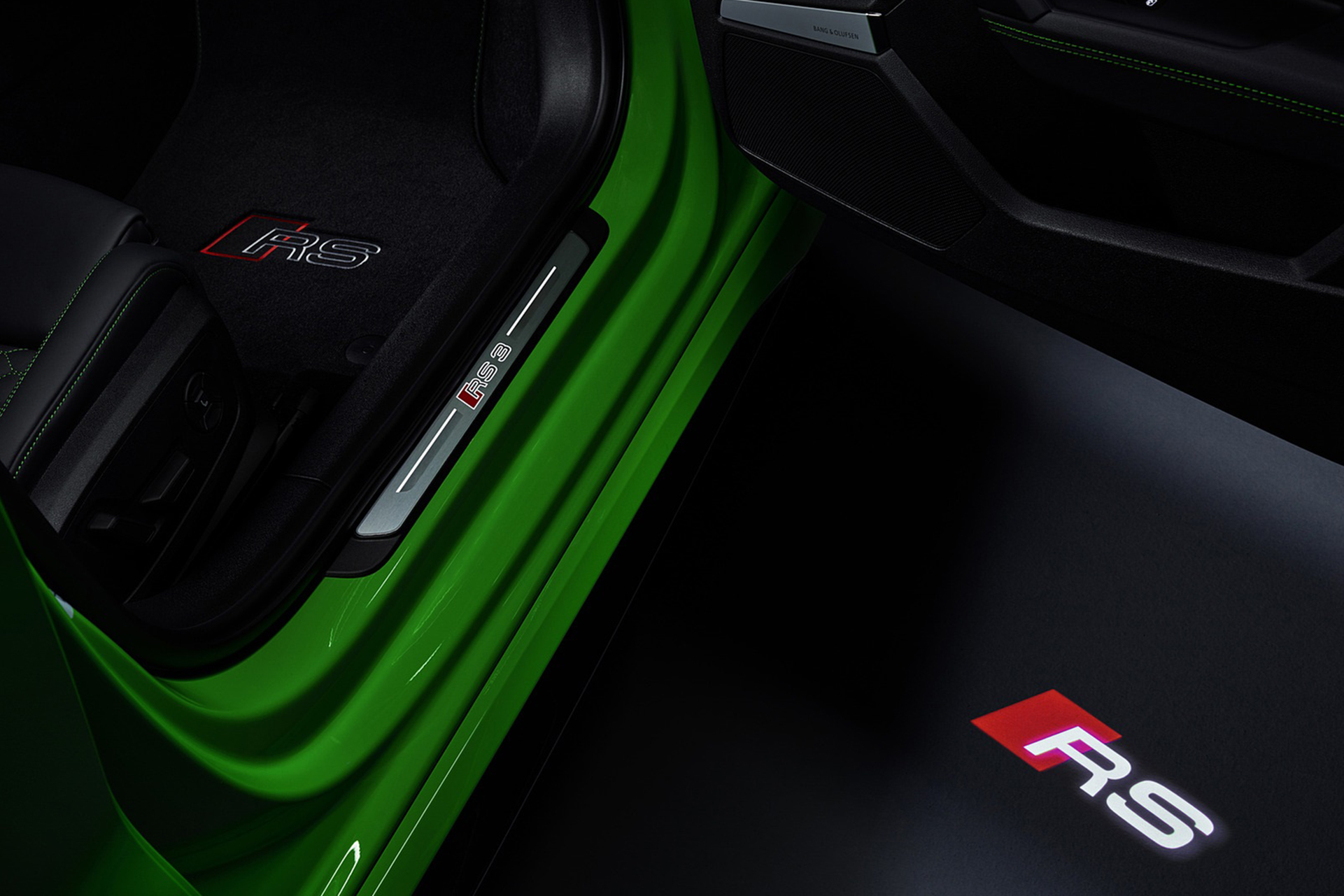 Download 2022 Audi RS3 Sedan - Ground Projection HD Wallpaper 1921x1281 #67