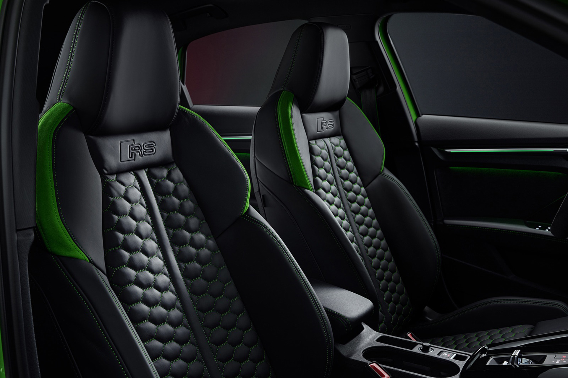 Download 2022 Audi RS3 Sedan - Interior, Front Seats HD Wallpaper 1921x1280 #82