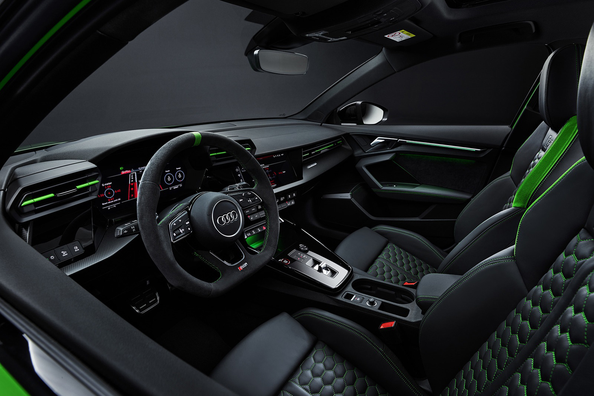 Download 2022 Audi RS3 Sedan - Interior HD Wallpaper 1921x1280 #69