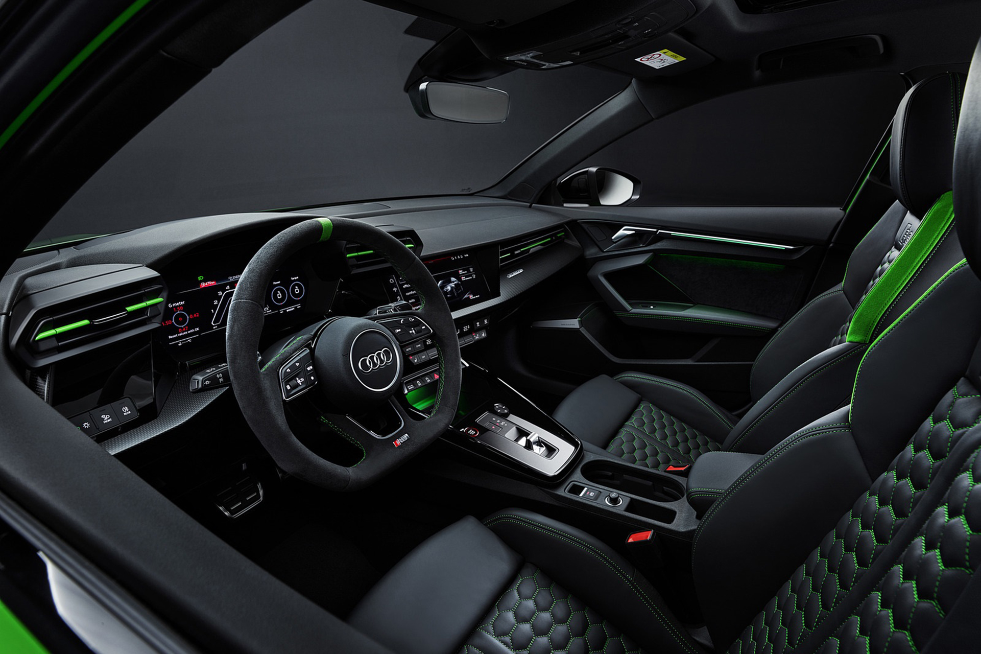 Download 2022 Audi RS3 Sedan - Interior HD Wallpaper 1921x1280 #70
