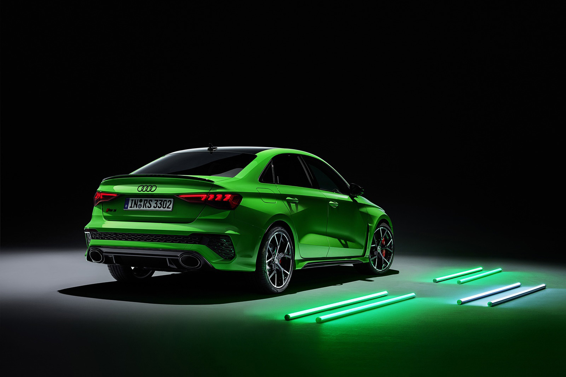 Download 2022 Audi RS3 Sedan - Rear Three-Quarter HD Wallpaper 1921x1280 #50