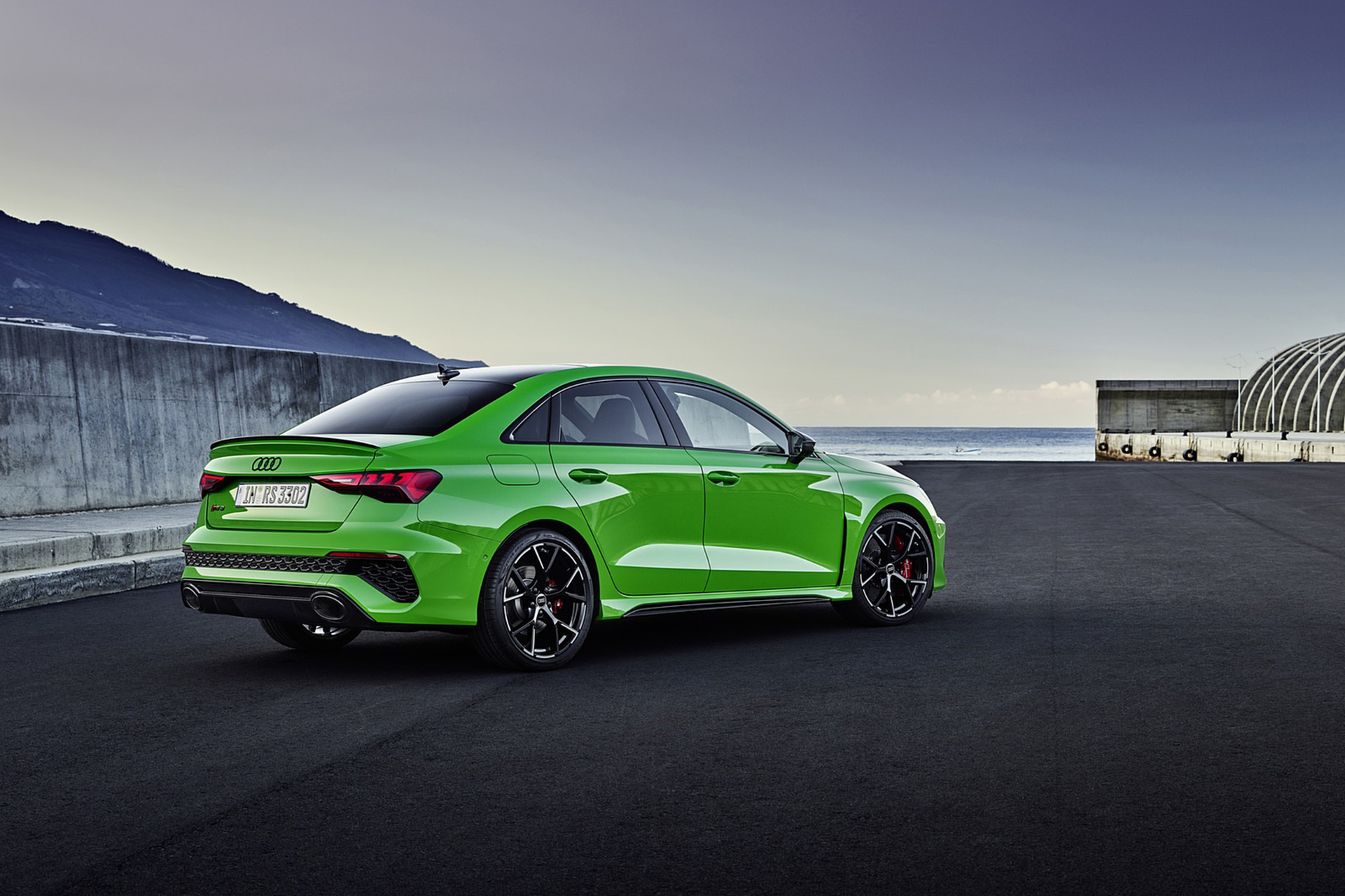 Download 2022 Audi RS3 Sedan - Rear Three-Quarter HD Wallpaper 1921x1280 #26