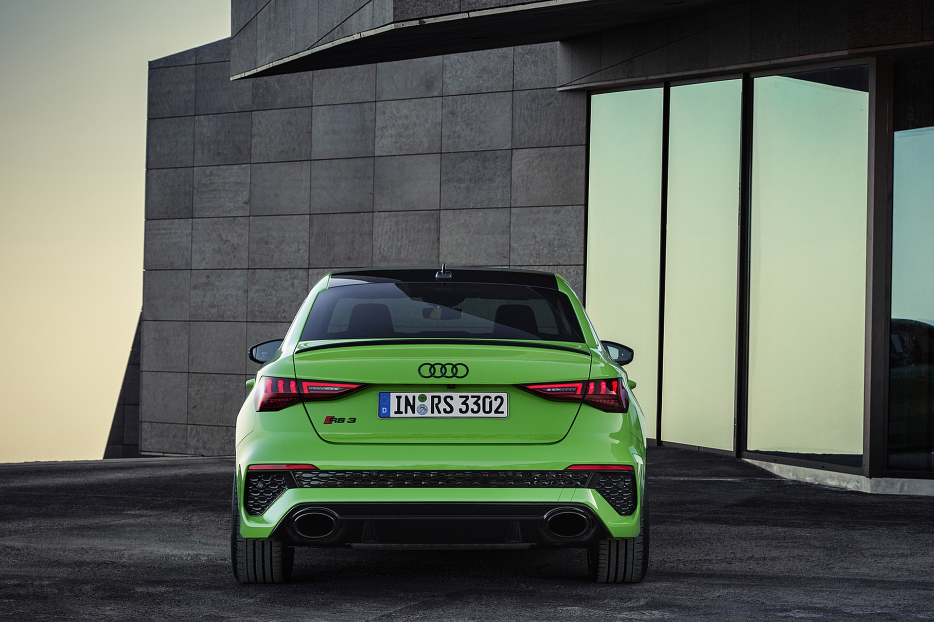 Download 2022 Audi RS3 Sedan - Rear HD Wallpaper 1921x1280 #22