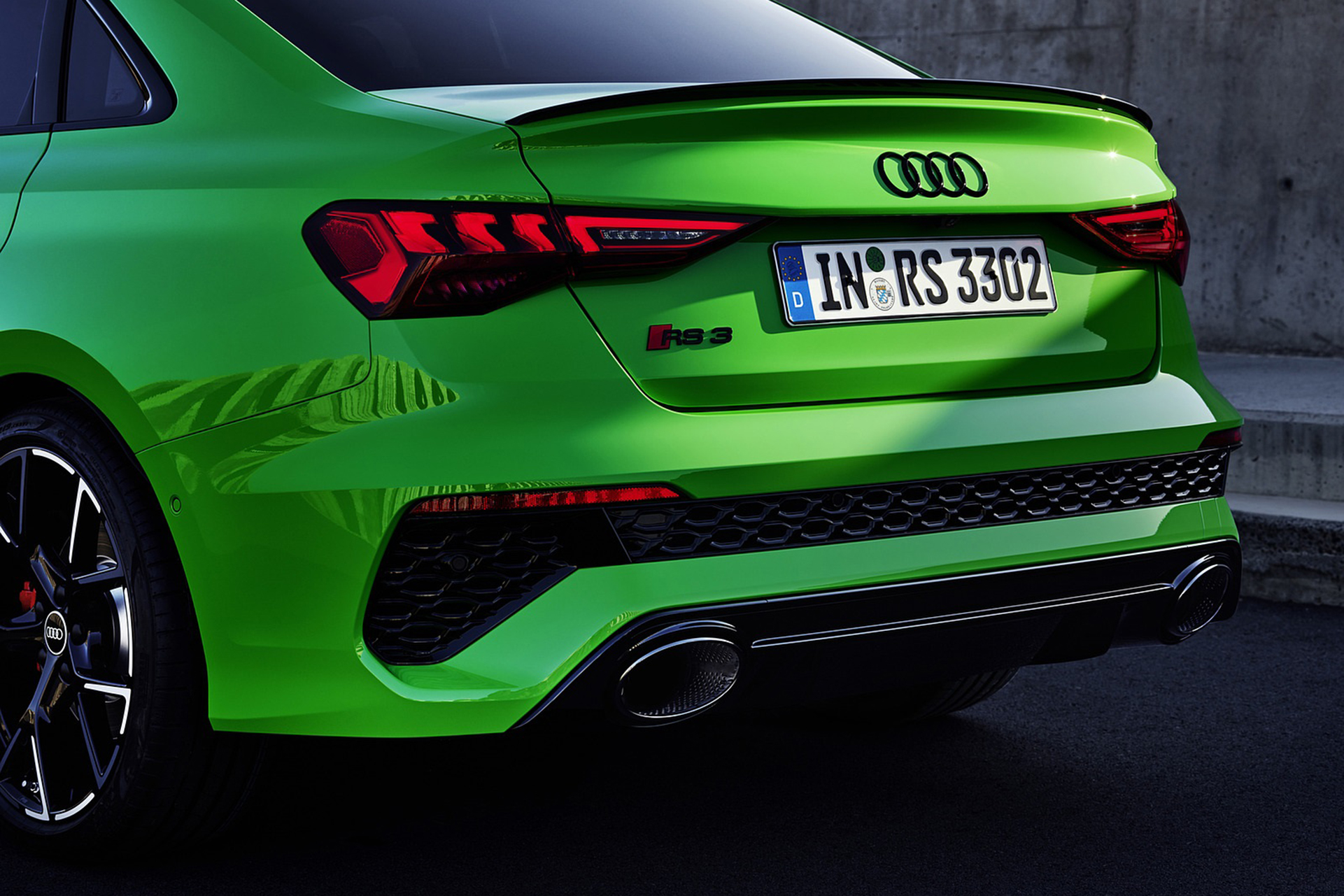 Download 2022 Audi RS3 Sedan - Tail Light HD Wallpaper 1921x1281 #66