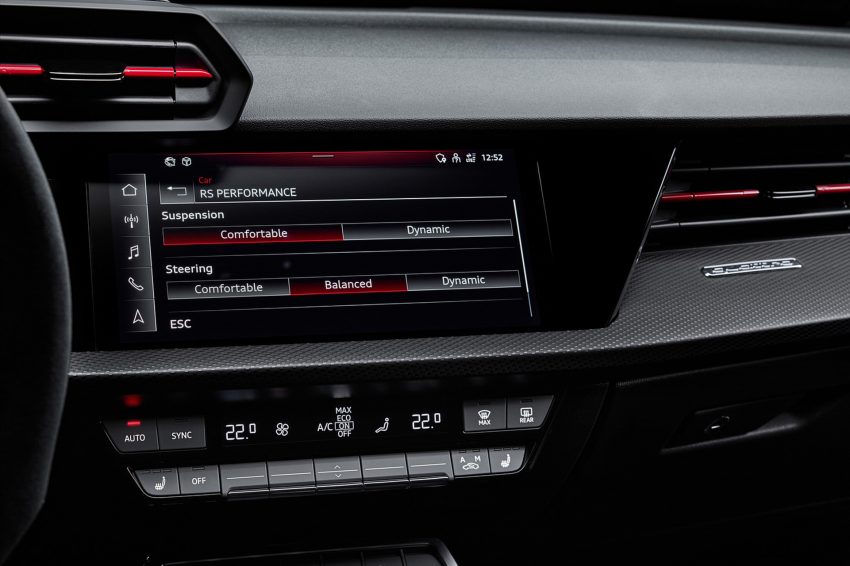 2022 Audi RS3 Sportback - Central Console Wallpaper 850x566 #65