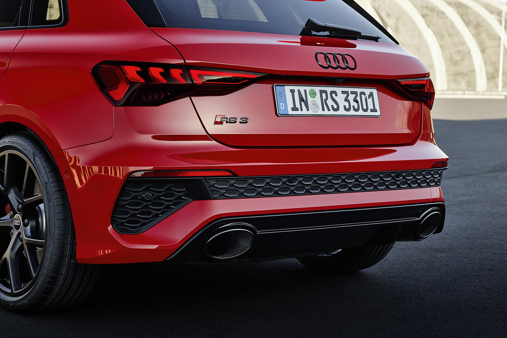 Download 2022 Audi RS3 Sportback - Exhaust HD Wallpaper 1921x1281 #58