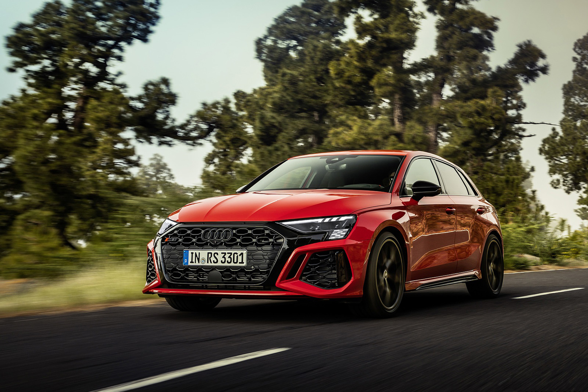 Download 2022 Audi RS3 Sportback - Front Three-Quarter HD Wallpaper 1921x1281 #3