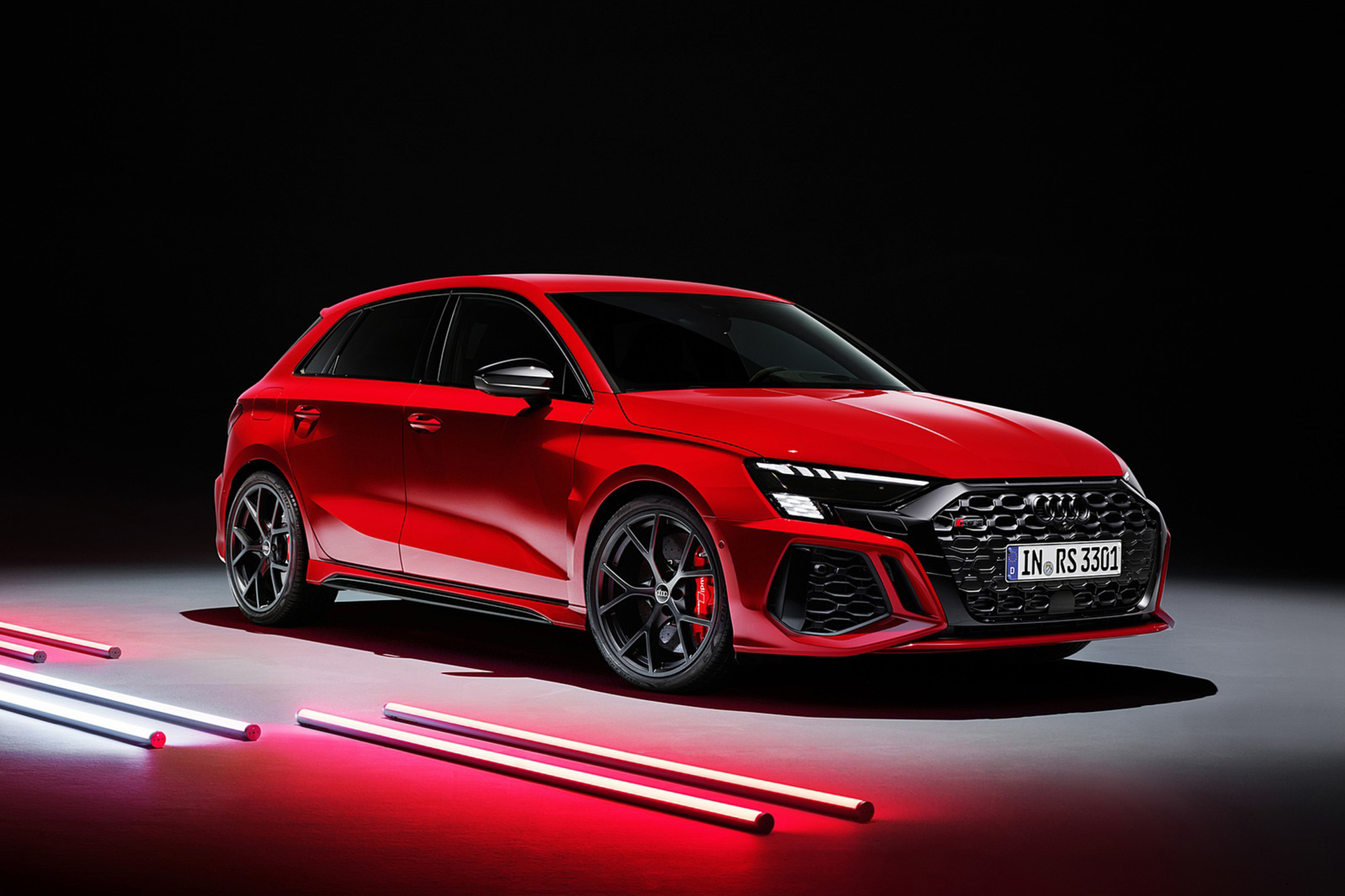 Download 2022 Audi RS3 Sportback - Front Three-Quarter HD Wallpaper 1921x1280 #39